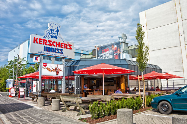 Kerscher's Imbiss nach dem Umbau, im Juni 2012