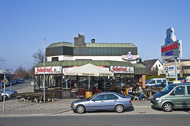 Kerscher's Imbiss von der Sigmundstra&szlig;e.