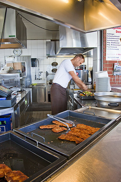 Tim Kerscher in Aktion.