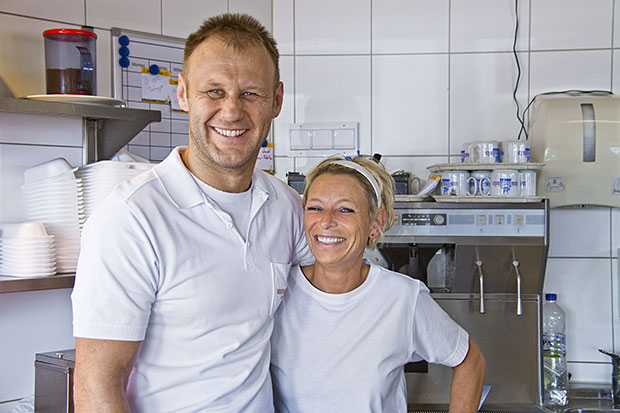 Freuen sich auf Ihren Besuch: Erika und Tim Kerscher.