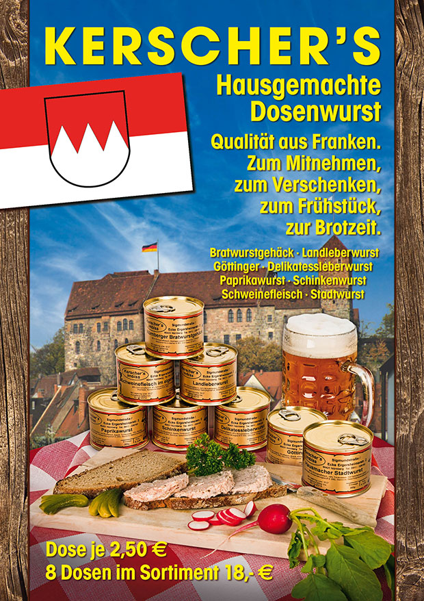 Kerscher's hausgemachte Dosenwurst